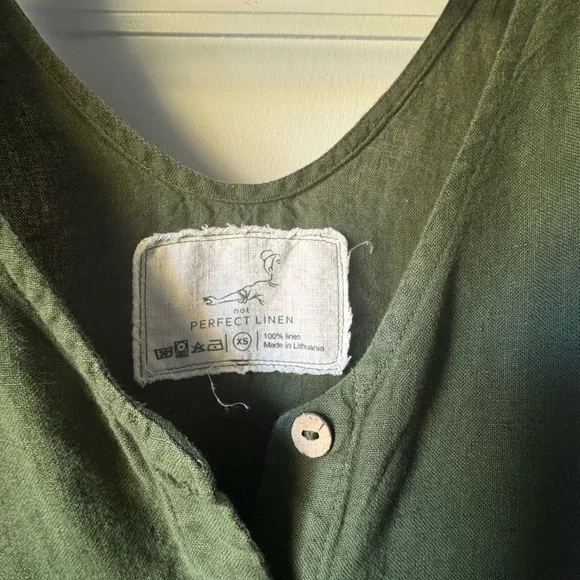 notPERFECTLINEN volume dress - Picture 2 of 3